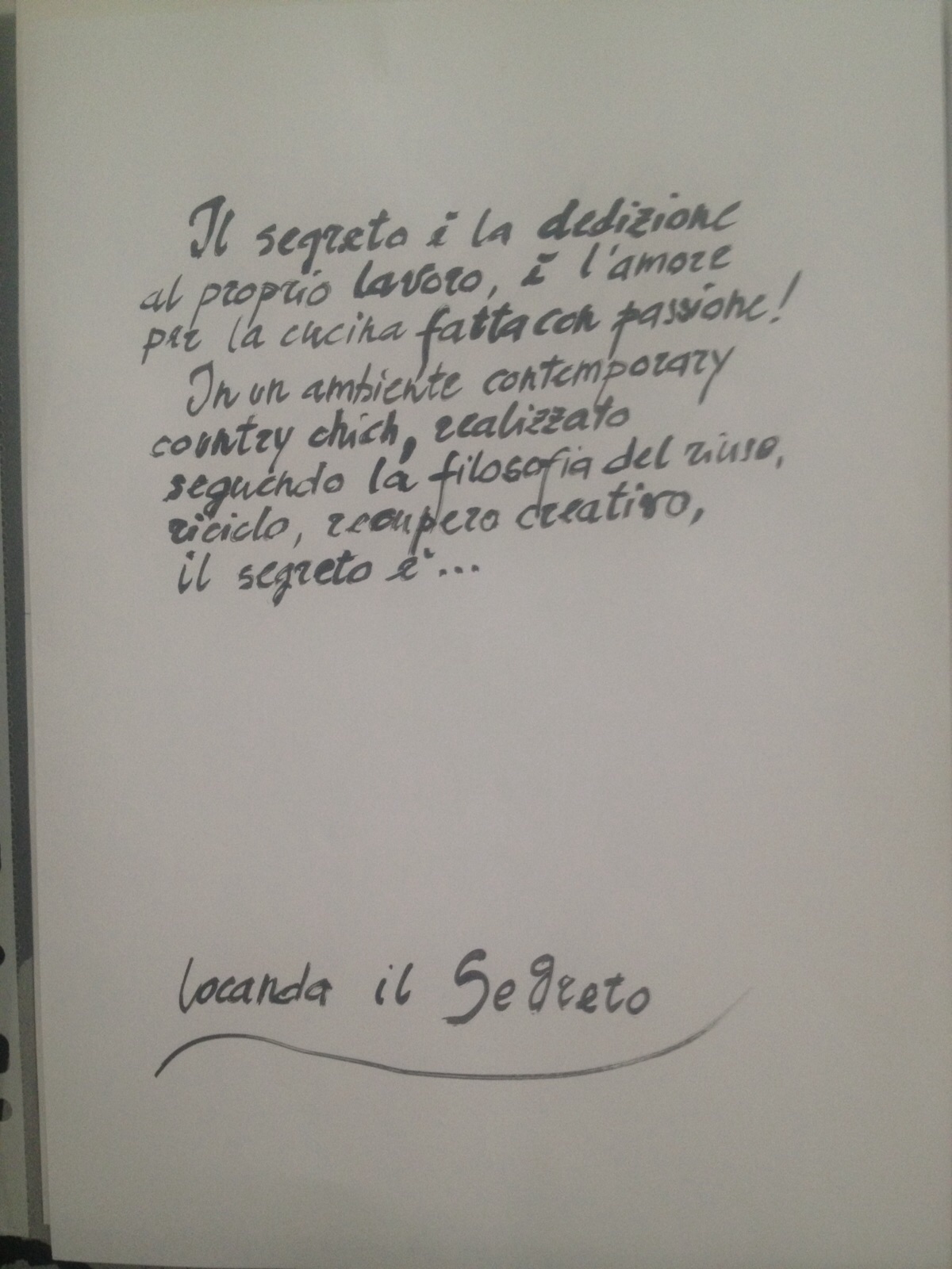 Locanda il Segreto | Russi
