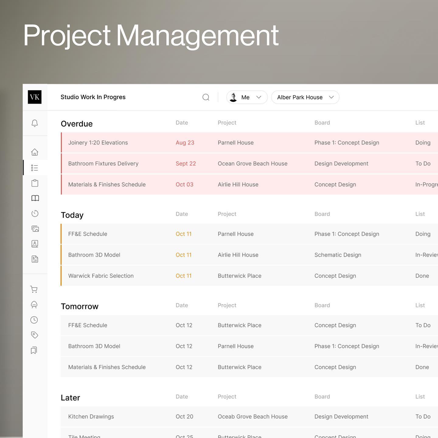 Programa - Studio WIP: A Digital HQ For Your Interior Design Studio ...