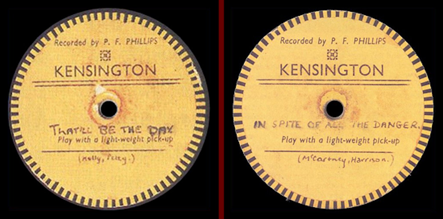 14th July 1958, The Quarrymen, featuring John Lennon, Paul