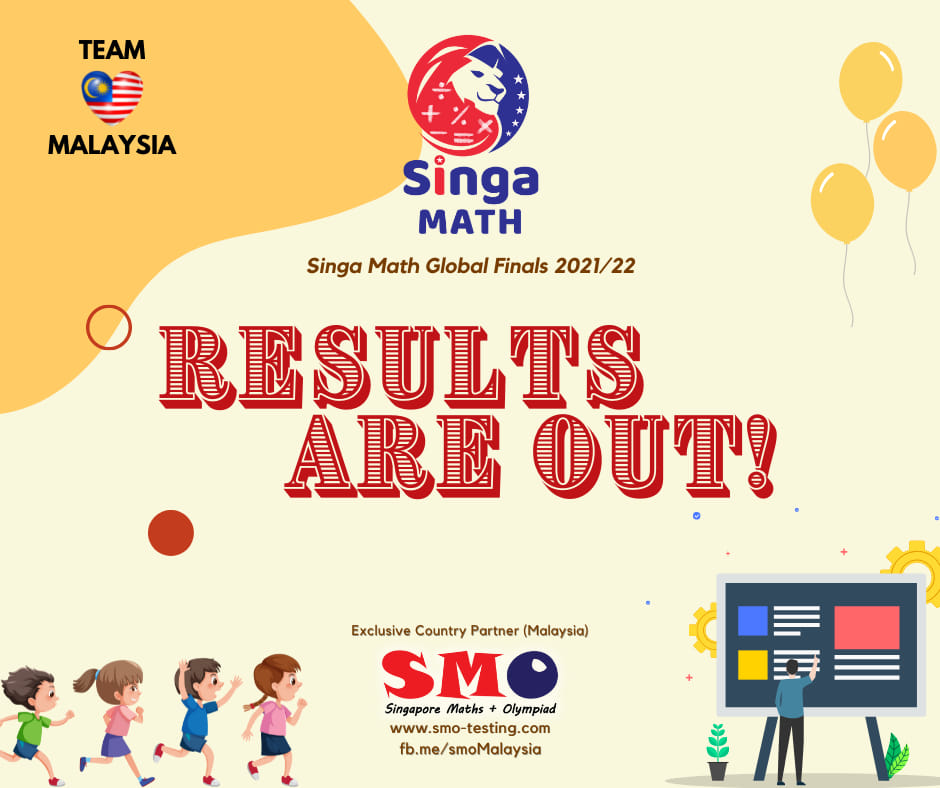 🎆🎆SINGA MATH COMPETITION & GLOBAL FINALS 2022 🎆🎆 🎉🎉🎉Congratulations to ...