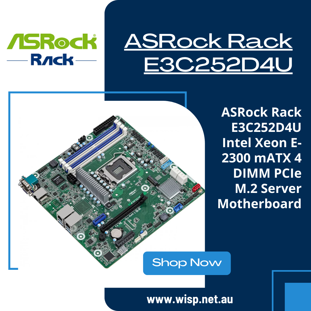 Wireless - #ASRockRack Find ASRock Rack E3C252D4U Intel Xeon E-2300 ...