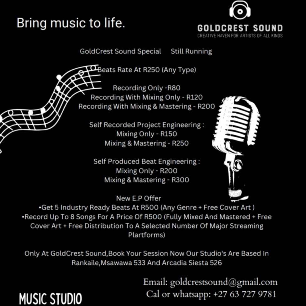 GoldCrest Sound | Rankaile