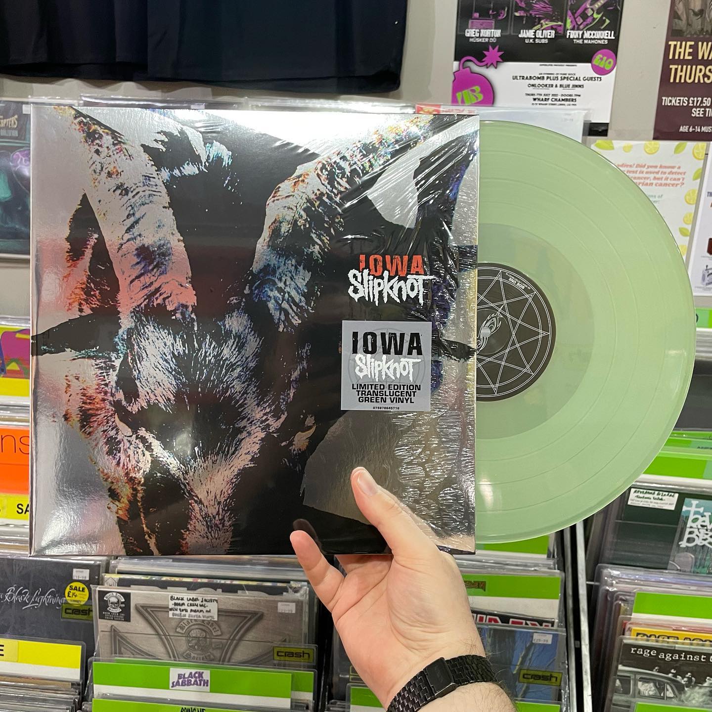 WOW in person this Slipknot #IOWA Vinyl Lp looks amazing - pre