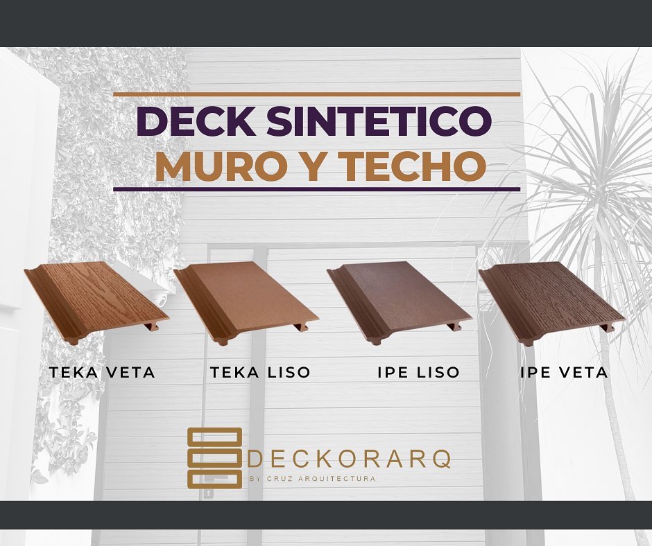 Deckorarq - El deck sintético WPC para muro y techo, es un...