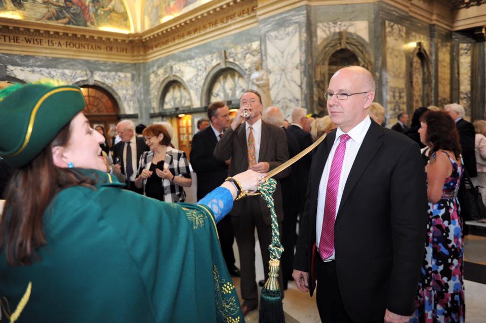 A great delight to be initiated in to... - Keith Bottomley CC