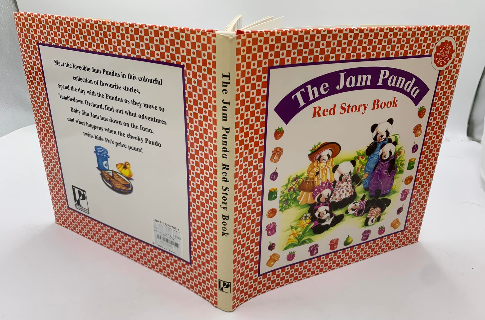 📚 ปกแข็ง 2 ชั้น สภาพดีมาก The Jam Panda 💌 นิทานสนุก รวมจำนวน 3 เรื่อง ...
