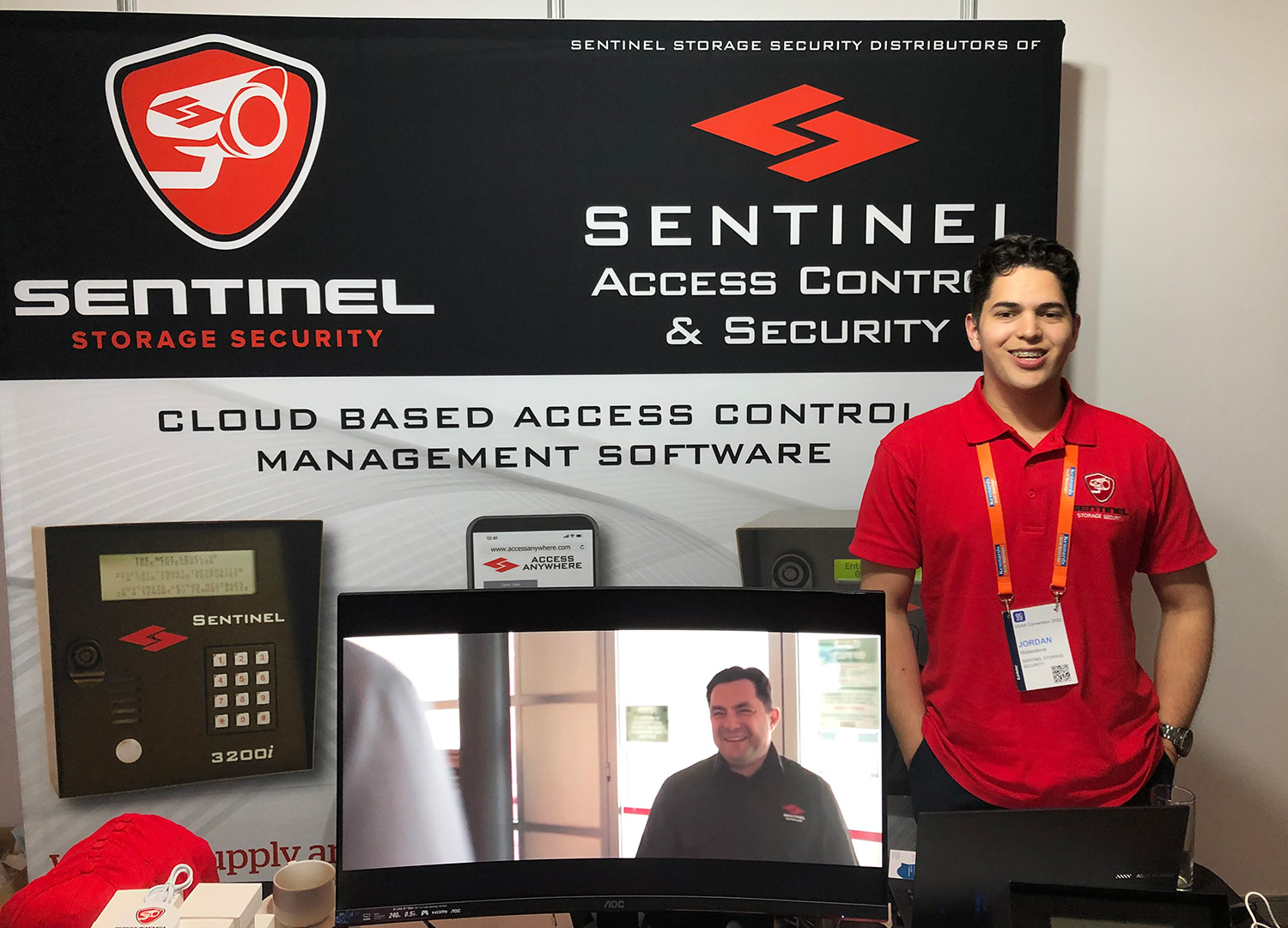 A few photos from our booth at... - Sentinel Storage Security