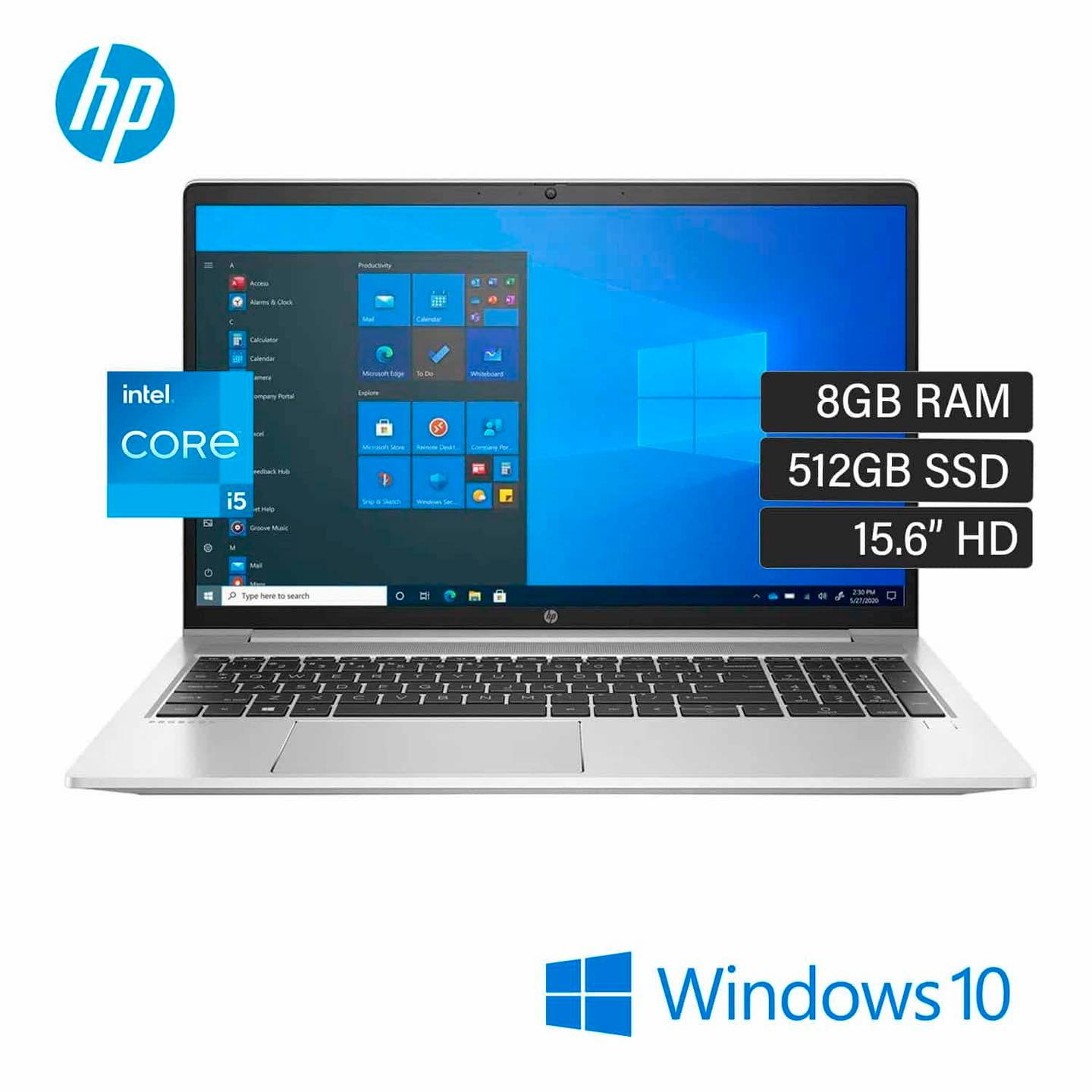 HP ProBook 450 G8 Notebook, Intel Core i5-1135G7, RAM 8 GB