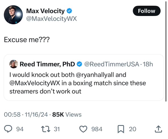 One of my classmates included... - Meteorologist Max Velocity | Facebook