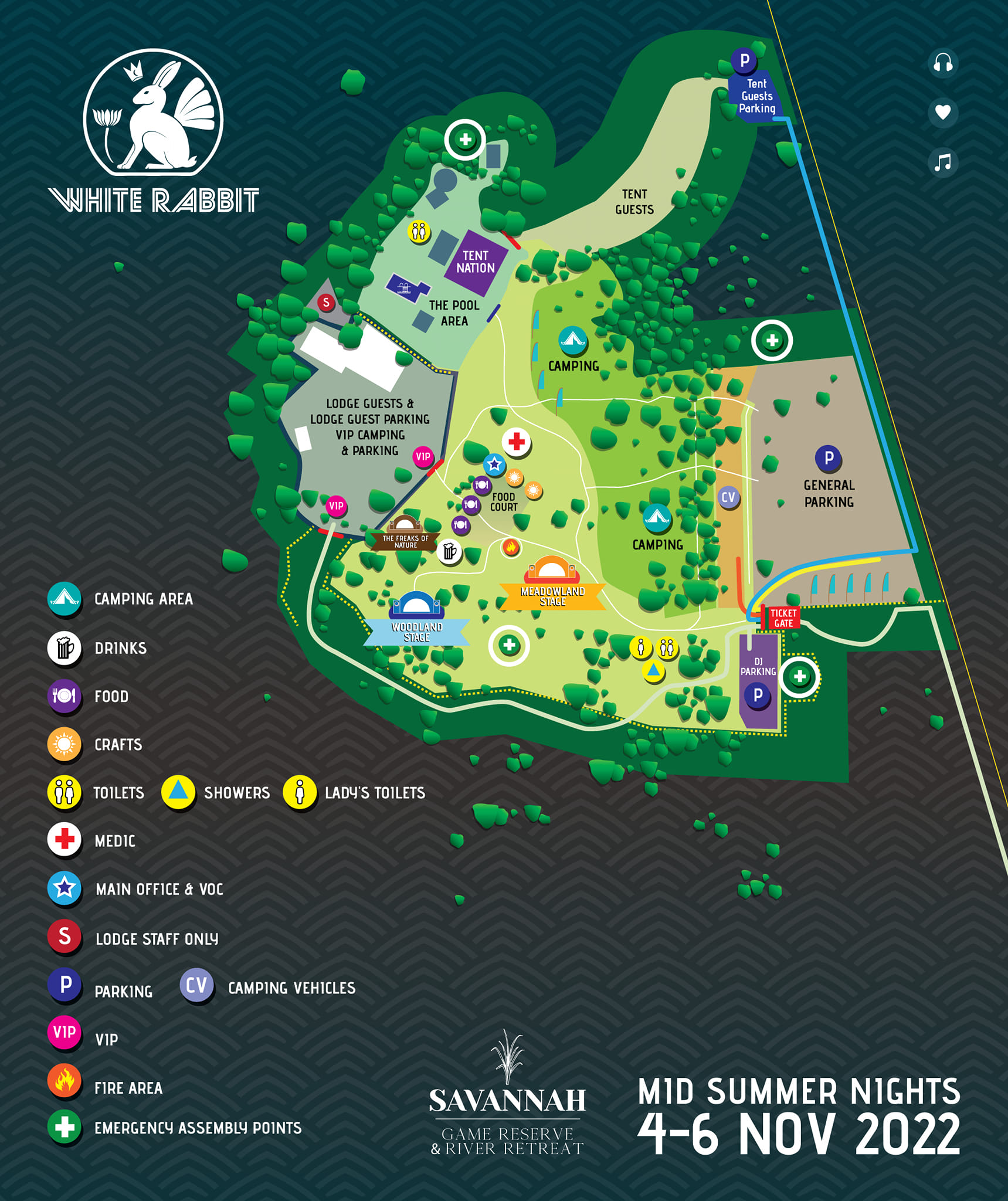 New Venue Layout 👽 White... - White Rabbit Festival JHB | Facebook