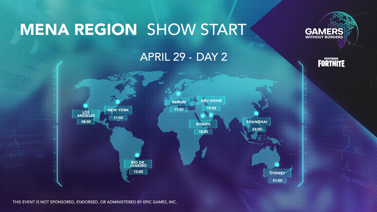 ⏰ Day 2 Show Start | All Regions... - Gamers without Borders