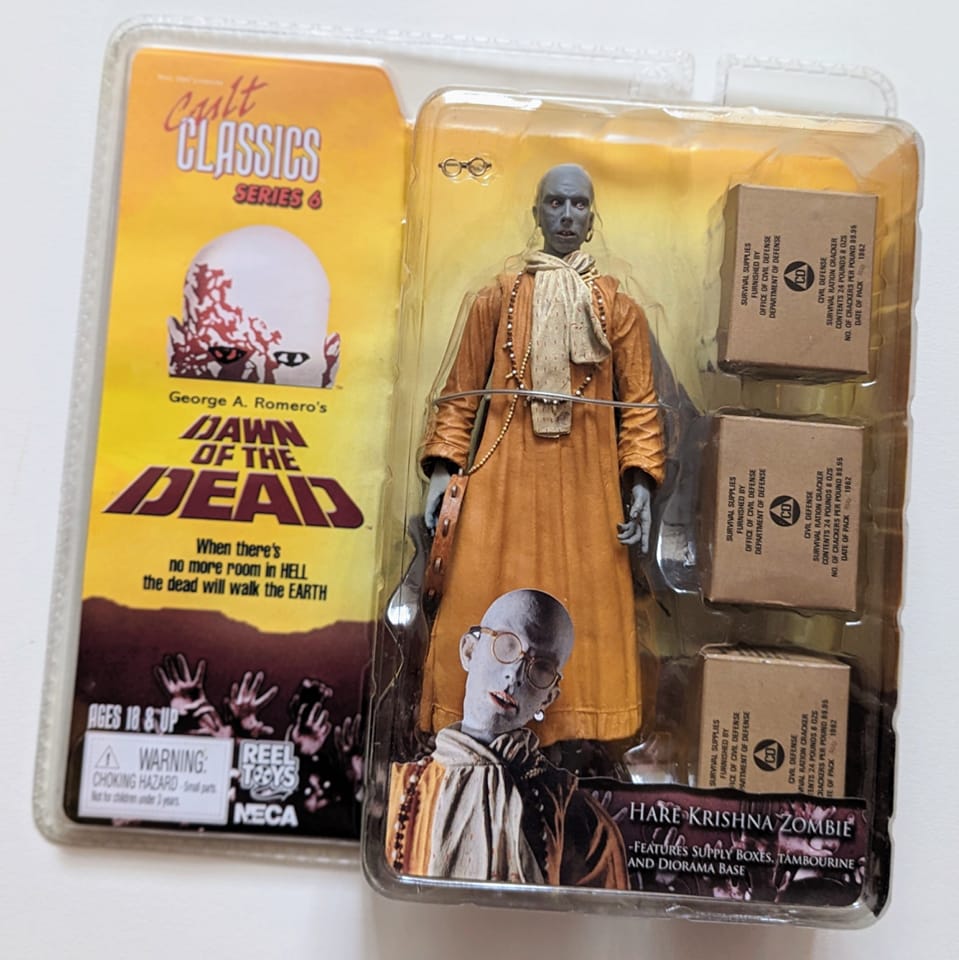 The real deal Hare Krishna zombie from Dawn of the Dead, Mike