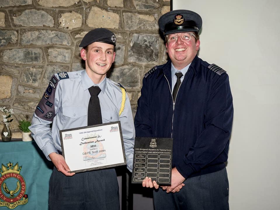 1092 Bridgend Sqn RAF Air Cadets - Commitment & Dedication Award | Facebook