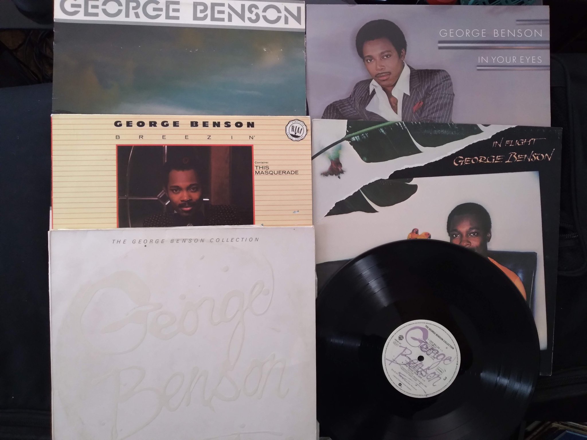 Vinyl records for sale by George Benson and others
