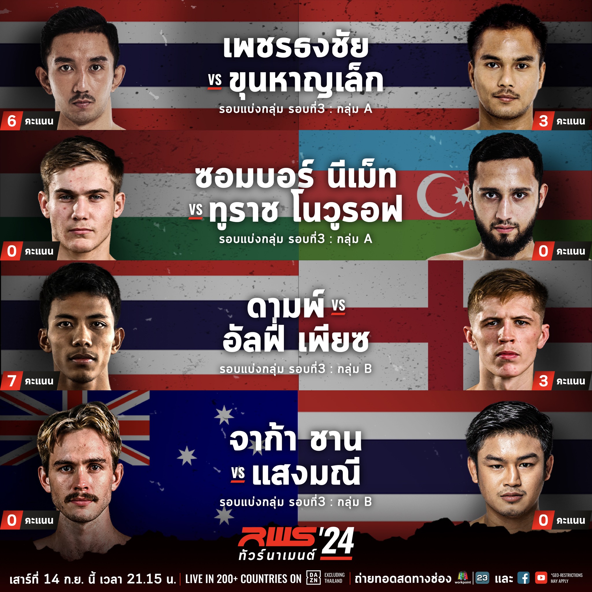 RWS - #กลับมาแล้ว! 🔥🔥🔥 เข้าสู่นัดสุดท้ายของรอบแบ่งกลุ่ม #วันเสาร์นี้ ...