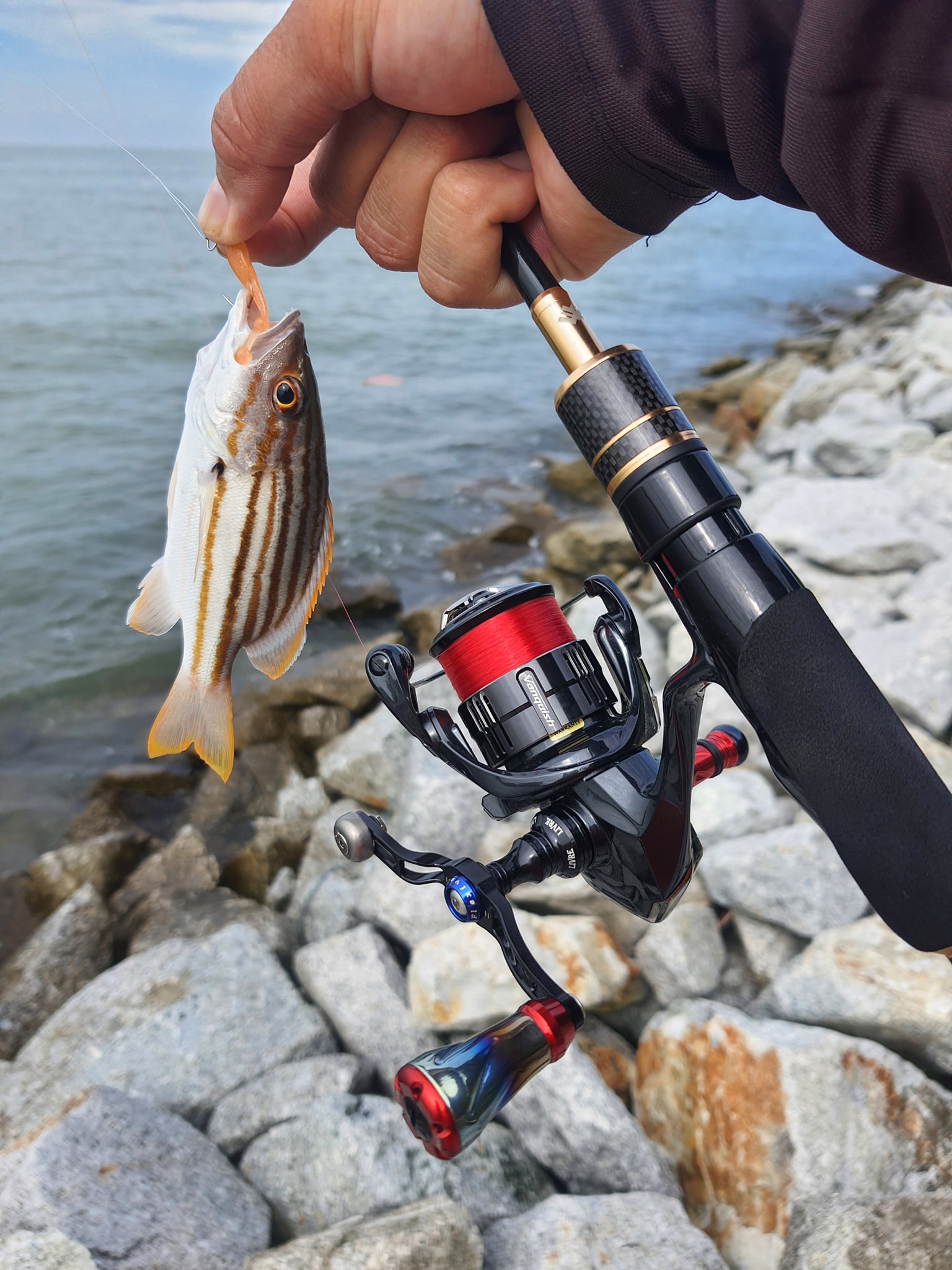 Testing new SP Rod : 34 ThirtyFour Advancement HSR-63 Ver.3 Reel