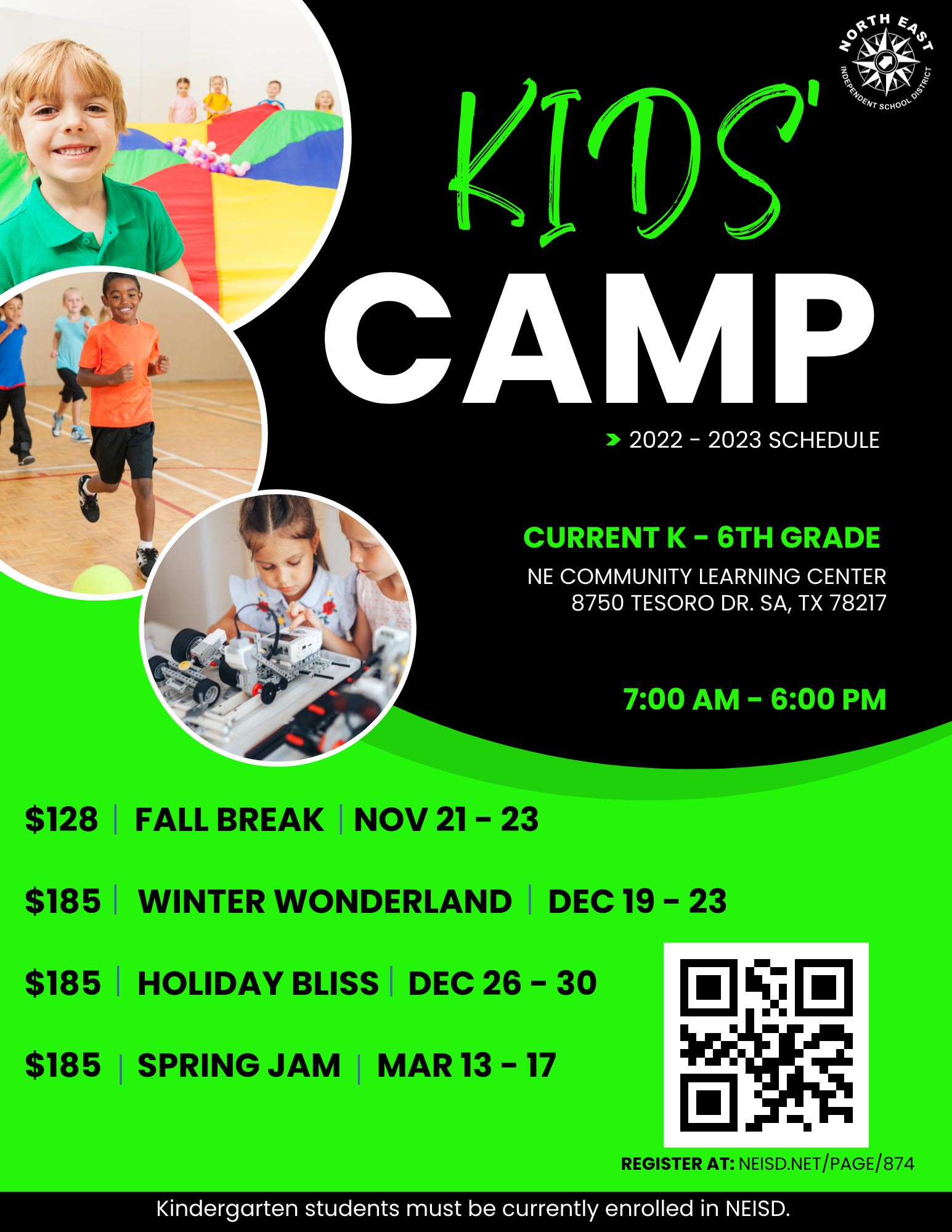 NEISD Kids' Involvement Network - KIN | San Antonio TX