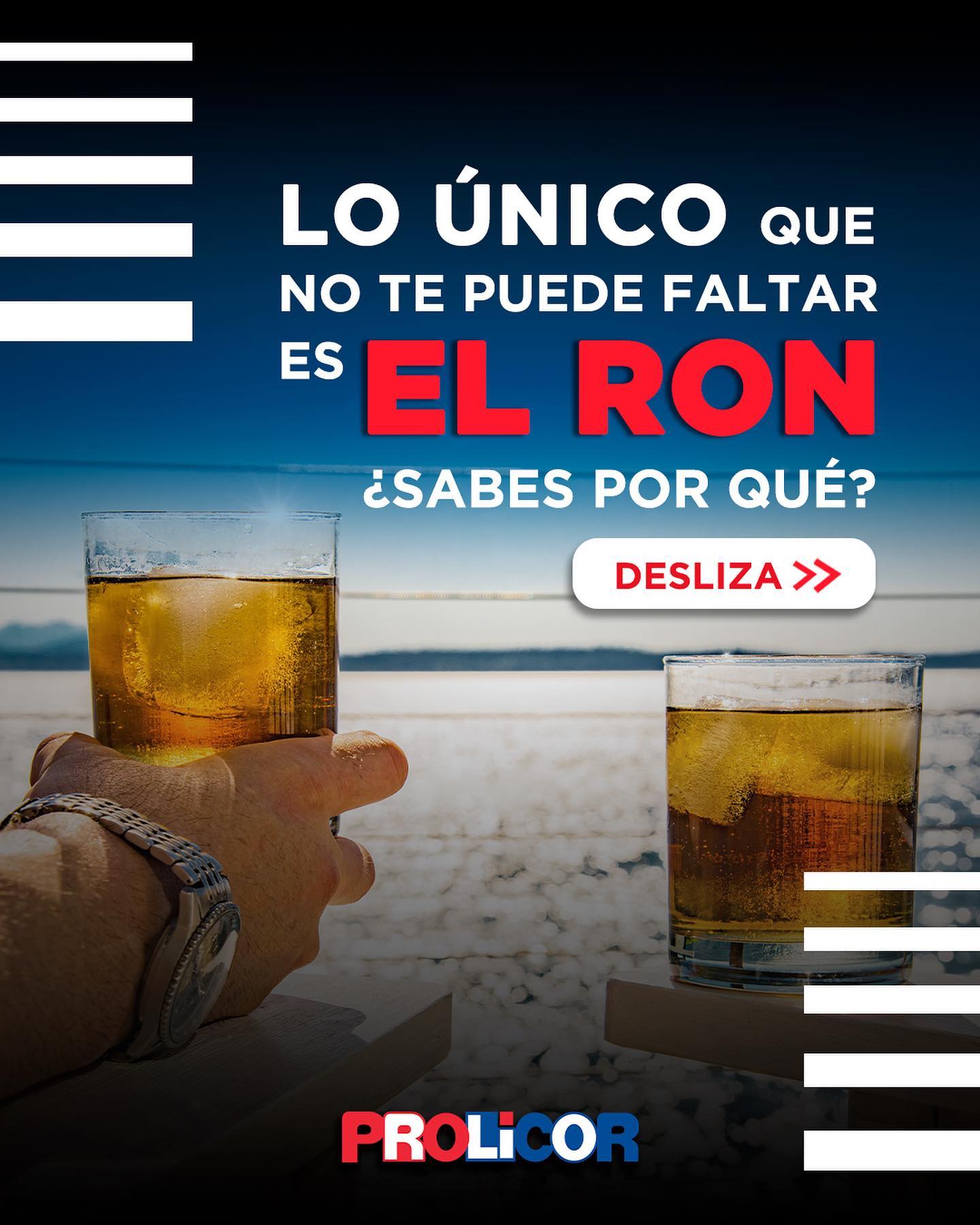 Prolicor - El flow 😎 se siente en cada trago de Ron ¿Con...