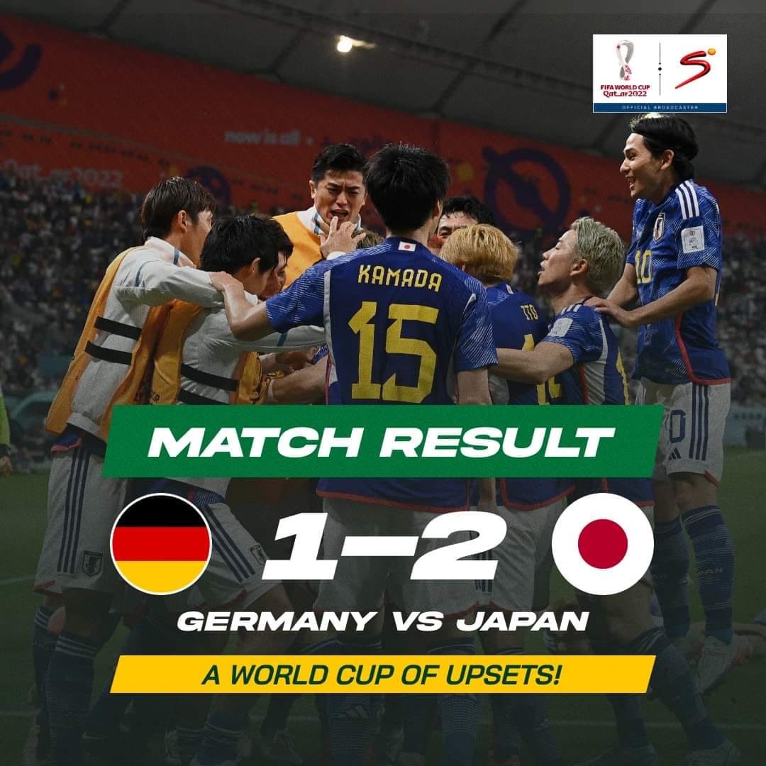 ⚽️ #𝐐𝐚𝐭𝐚𝐫𝟐𝟎𝟐𝟐 ⚽️ Japan 🇯🇵 recorded 2⃣➖1⃣ victory