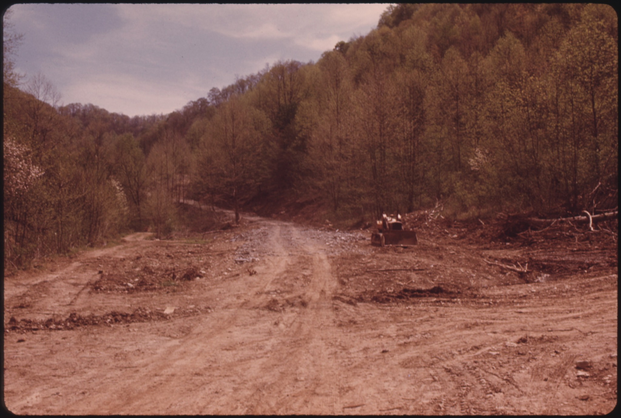 Real Appalachia - Alley Branch Road, which leads to a new...