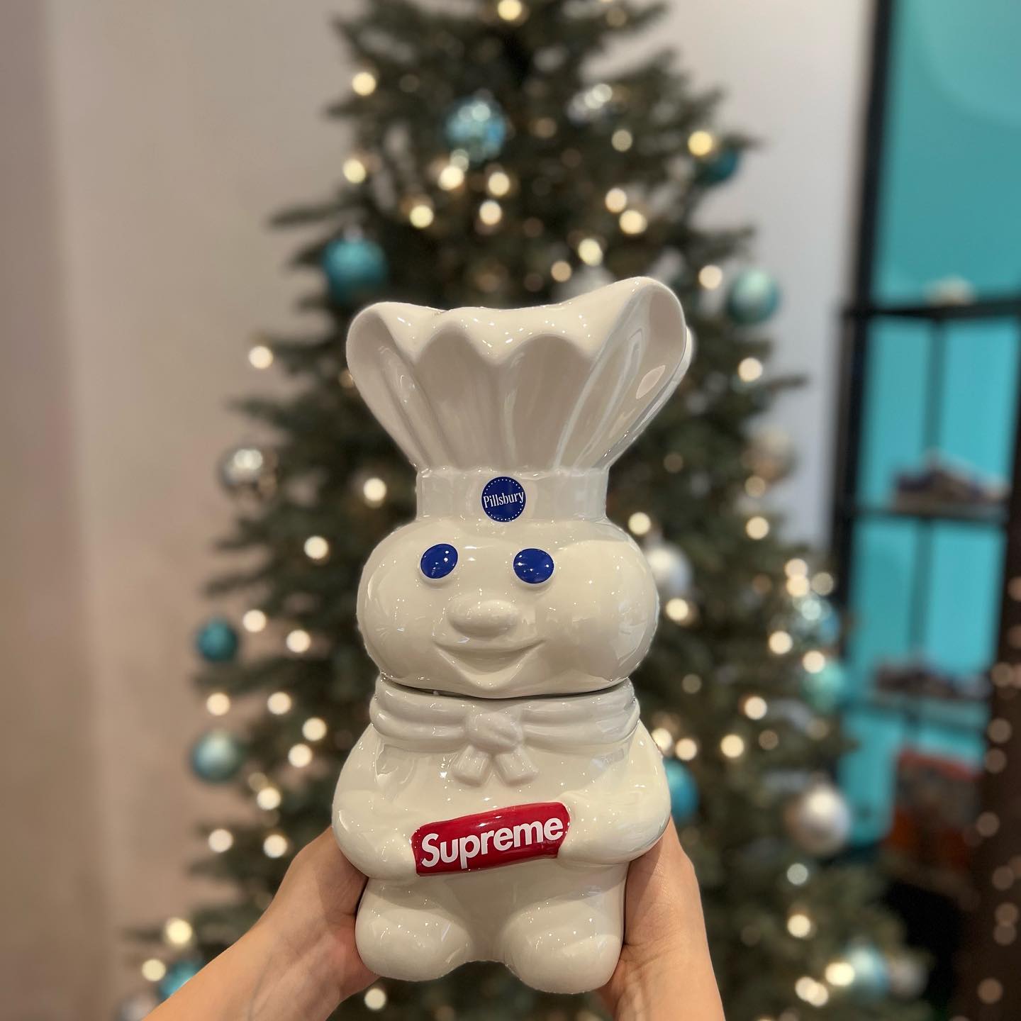 Supreme Doughboy Cookie Jar SUPREME PILLSBURY DOUGHBOY COOKIE JAR