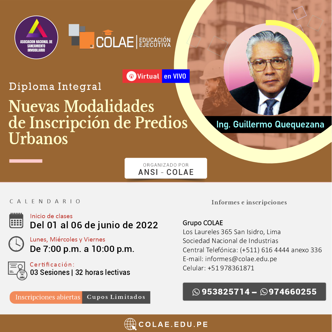 Grupo COLAE - Curso de Especialización en: NUEVAS...