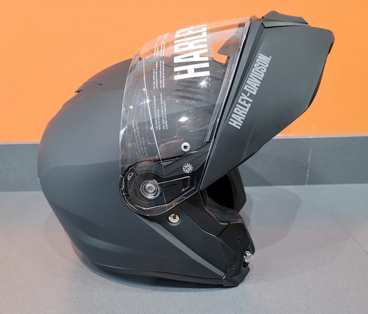 2x round oval modular motorcycle helmet Shoei RF-SR 2 Full Face One Finger Release Lever For Easy Detachment Future-proof your ride., The Domain