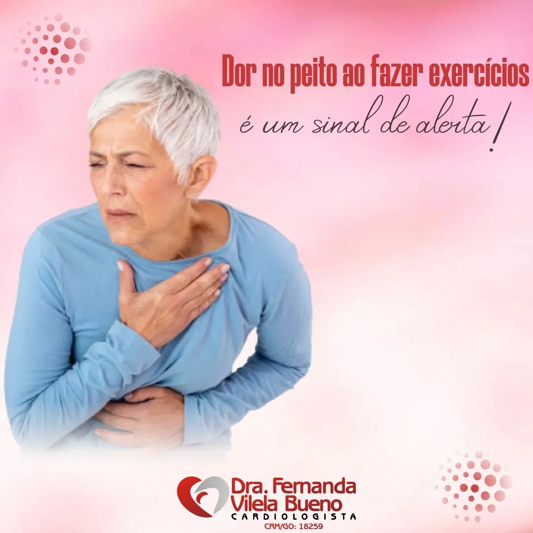 Dra. - ️ Dor no peito ao fazer exercícios é um sinal de alerta! ️ A dor ...