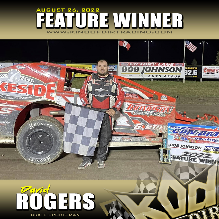 ⭐️DRIVER: David Rogers... - King Of Dirt Racing Series | Facebook