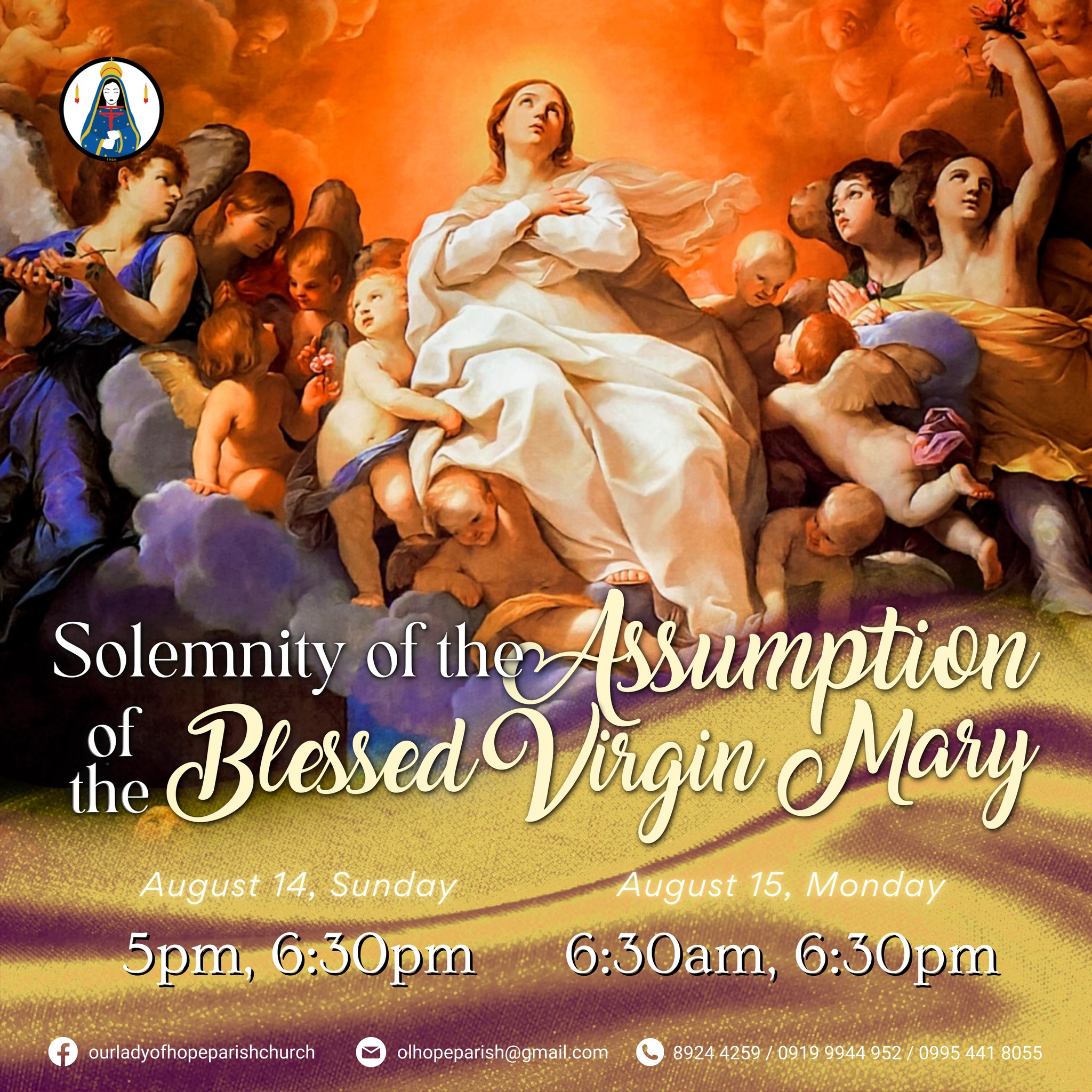 SOLEMNITY OF... - Diocesan Shrine of Our Lady of Hope Parish | Facebook
