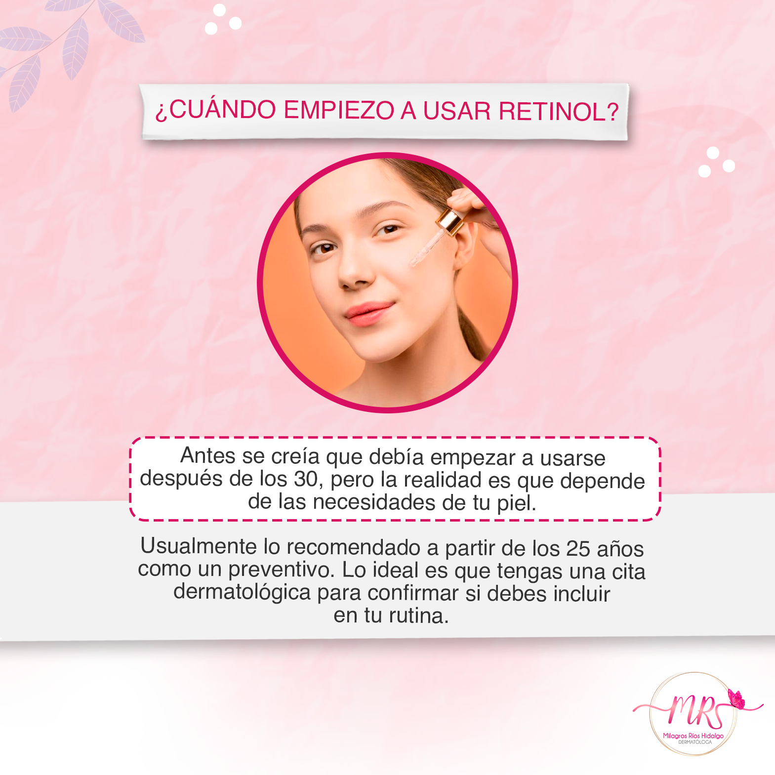 Dermatologa Dra Milagros Rios
