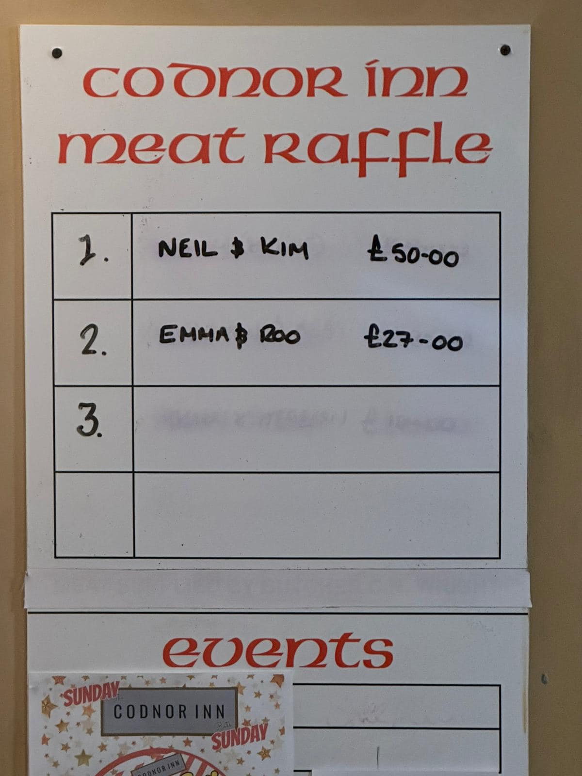 The Codnor Inn - 🥩🃏🥩🃏🥩🃏🥩🃏🥩🃏🥩🃏🥩🃏🥩 Congratulations to this...