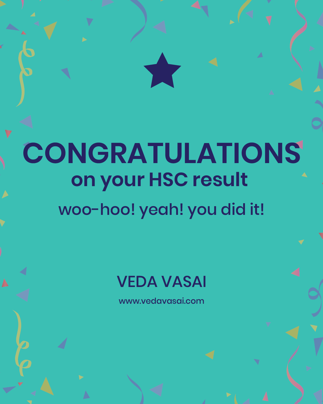 Veda Vasai - Congratulation To All HSC Students for your... | Facebook