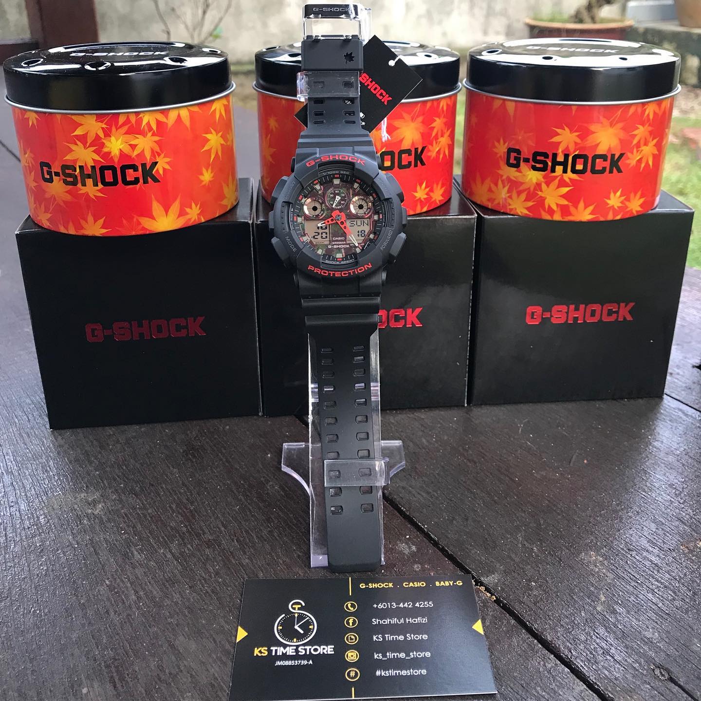 ⌚️G-Shock GA-100TAL-1AJR “Kyo Momiji Color” Autumn Leaves Series 