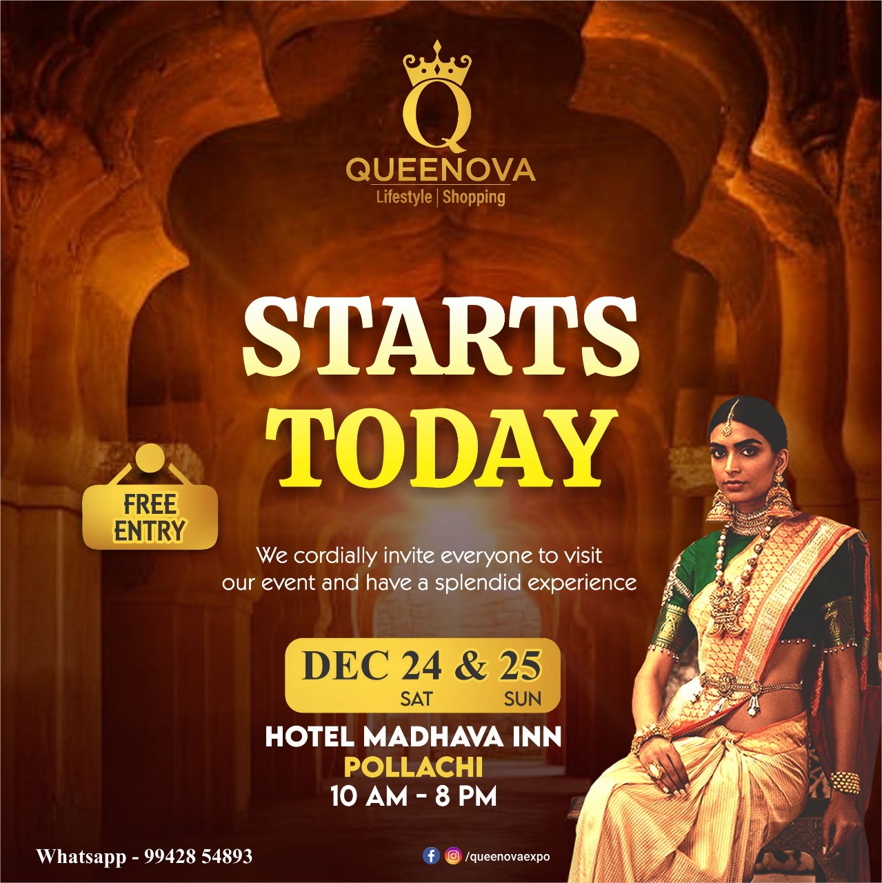 Queenova Shopping Expo | Pollachi