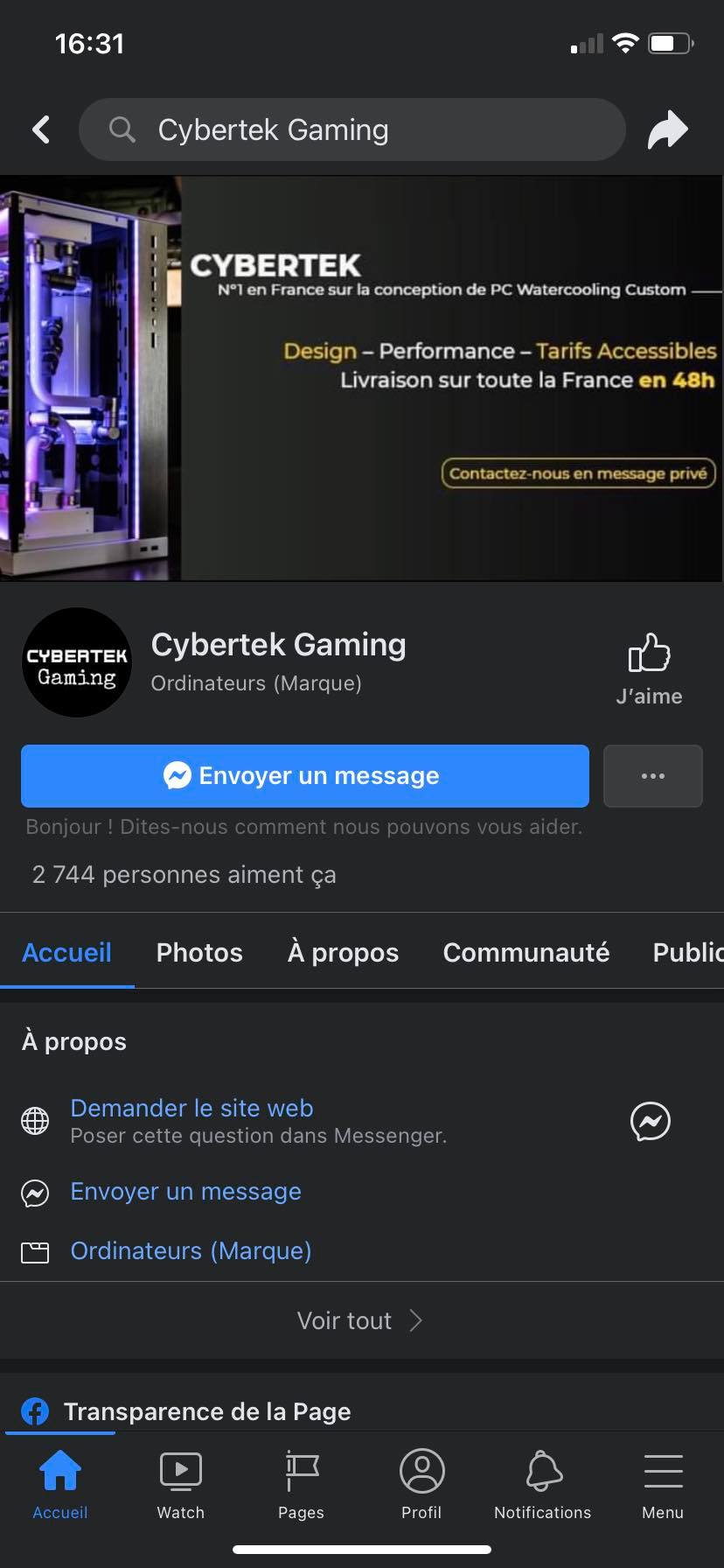 CYBERTEK - ⚠️ ALERTE FRAUDE ⚠ Bonjour à tous, la page...