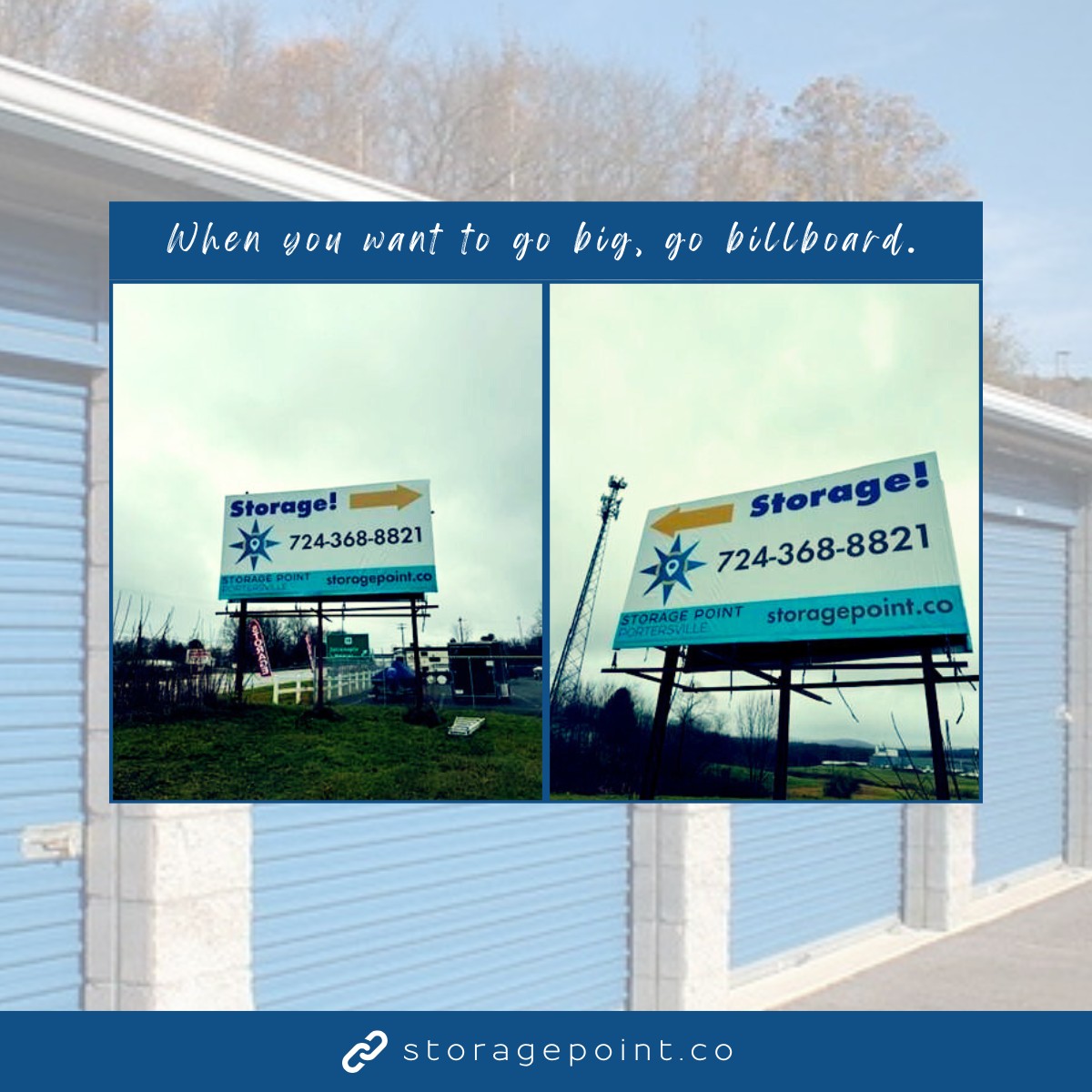 Storage - We are thrilled to see our new billboards and brand up for ...