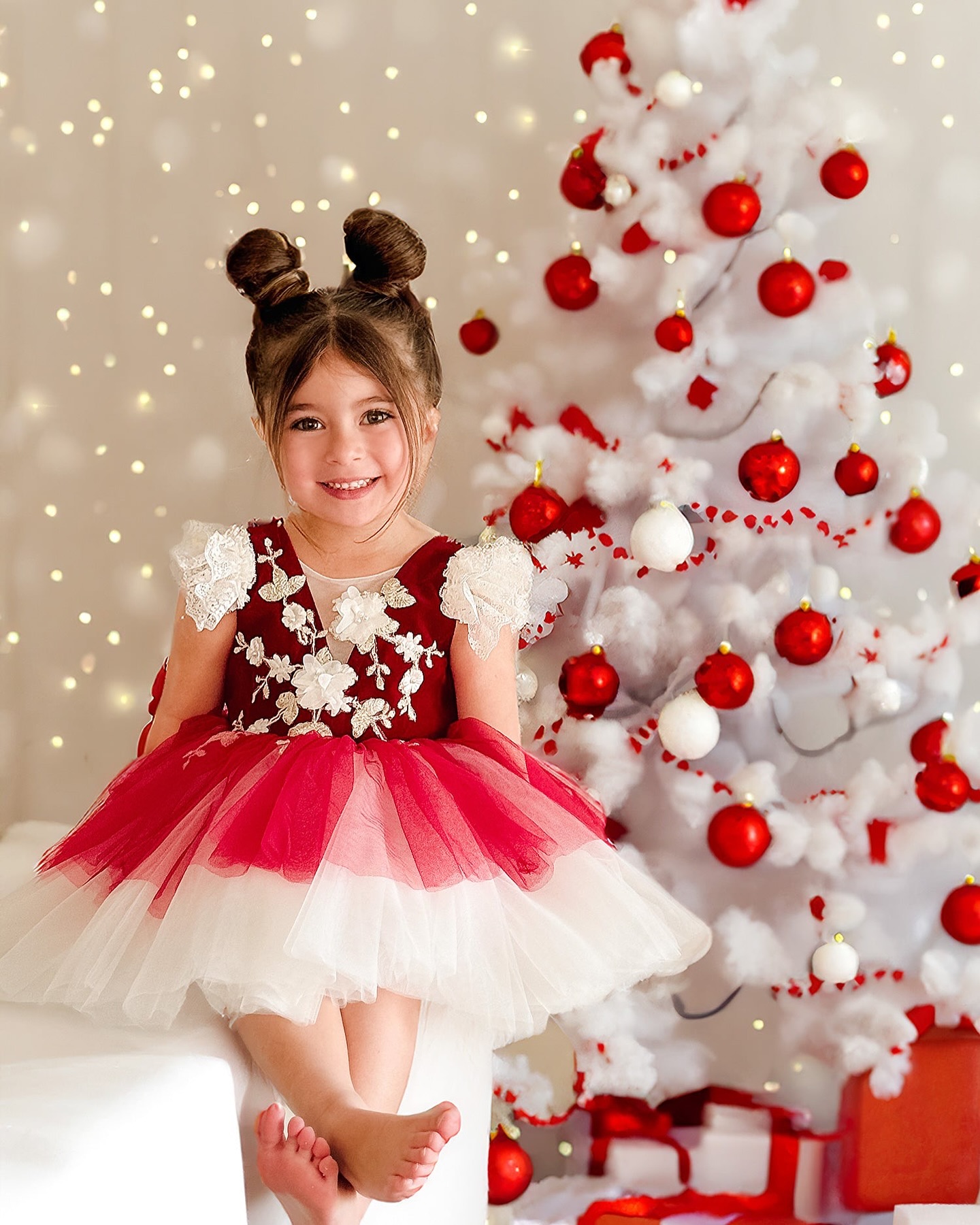 sequin tiered long sleeve tulle cocktail dress Lavender V-Neck Ruffle Prom which comes with sheer All I Do Is product_family:KD00436 Size:4-5 Year Short Sleeve