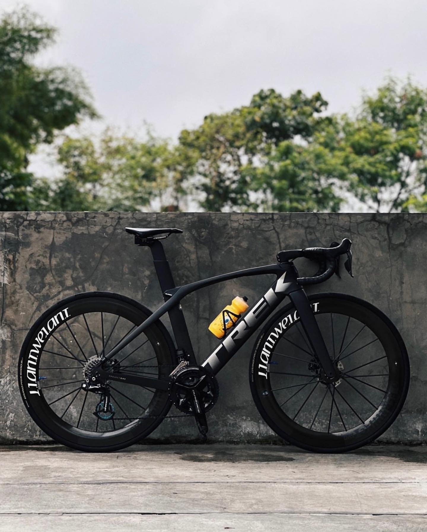 Trek Madone road bike with Dura-Ace and Zipp 656 NSW