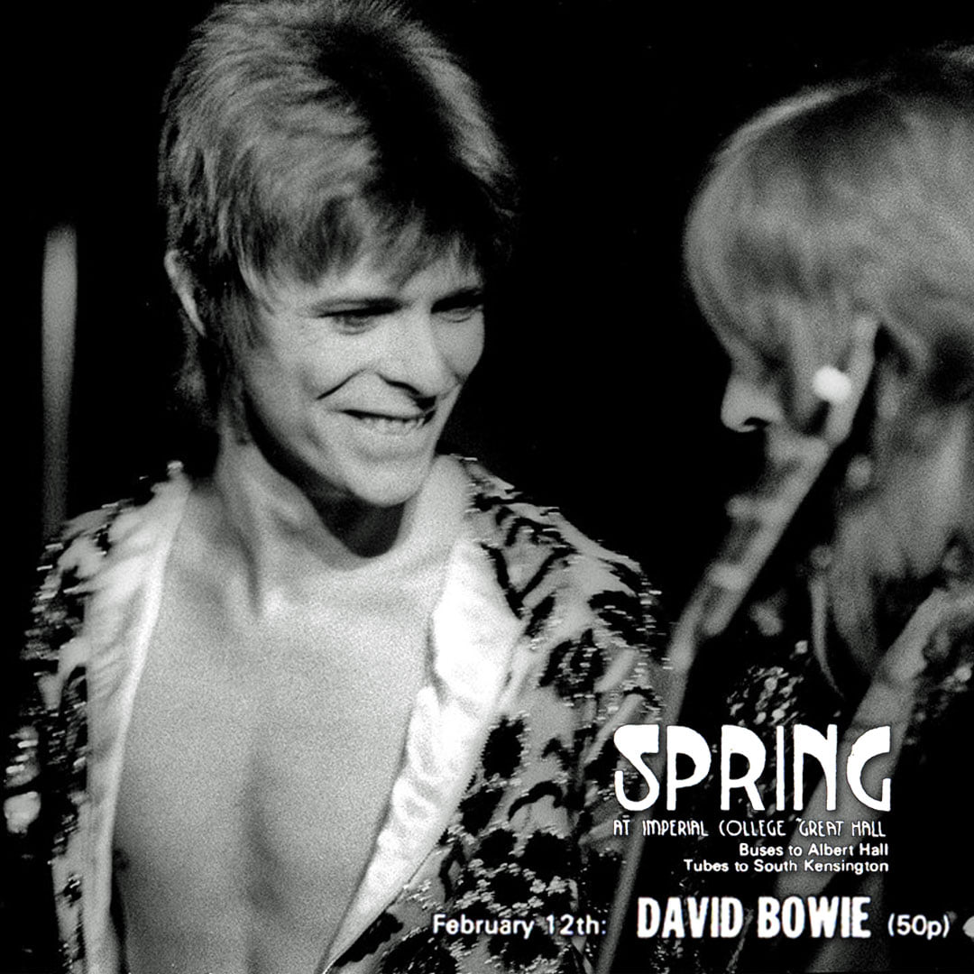 David Bowie - ZIGGY AT IMPERIAL COLLEGE FIFTY YEARS AGO... | Facebook
