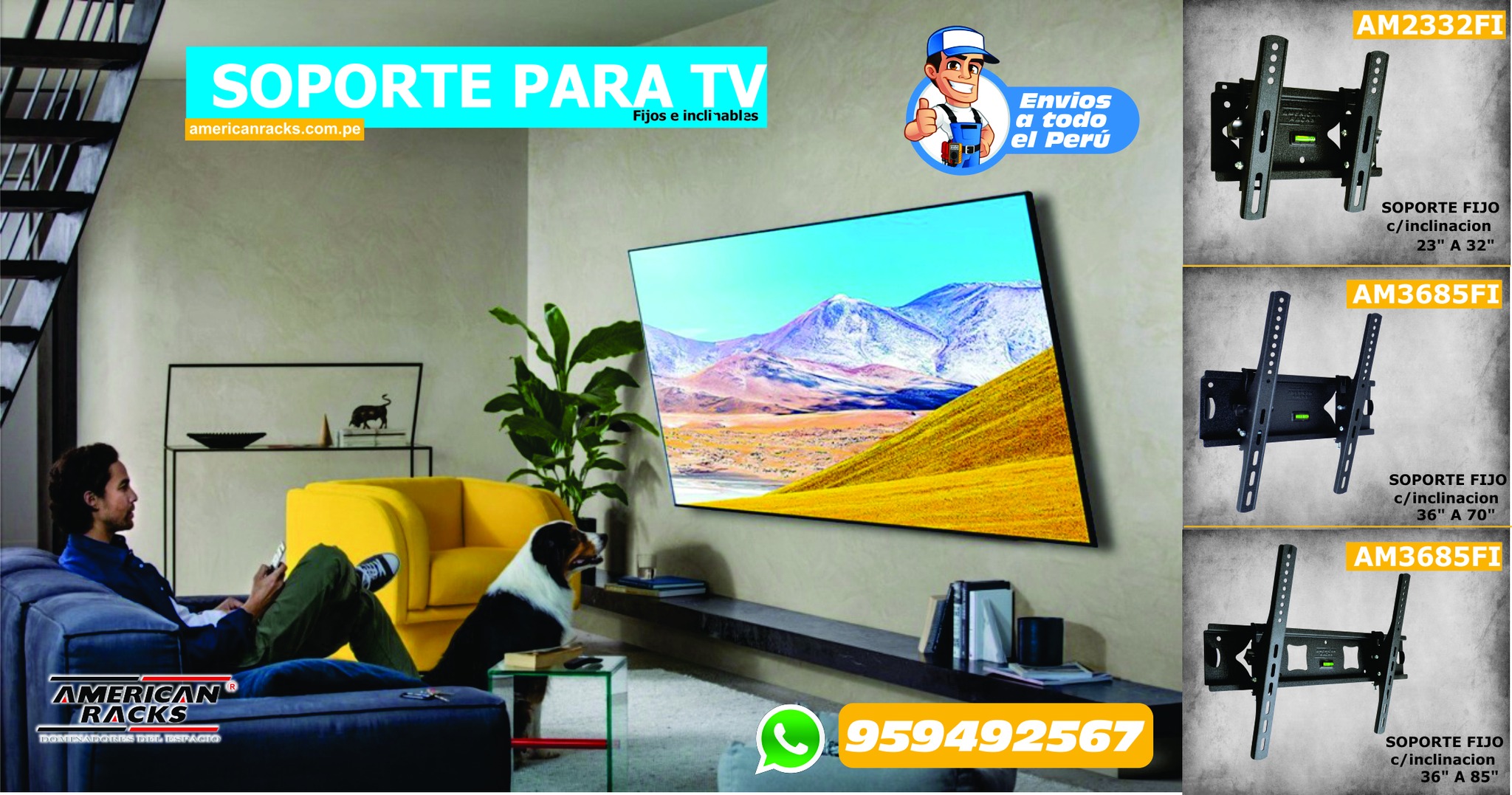 American Racks - ¿NECESITAS UN RACK (SOPORTE) PARA TU TV?...