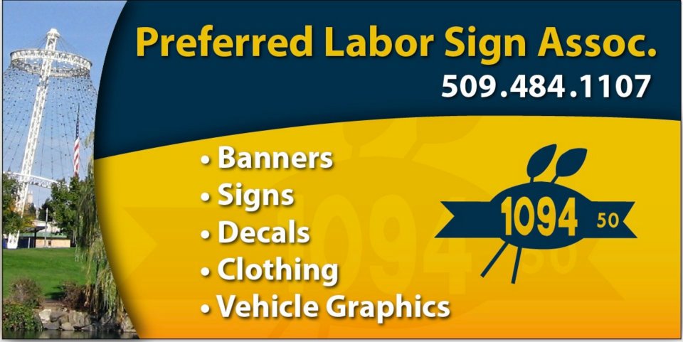 Preferred Advertising Preferred Labor Sign | Spokane WA