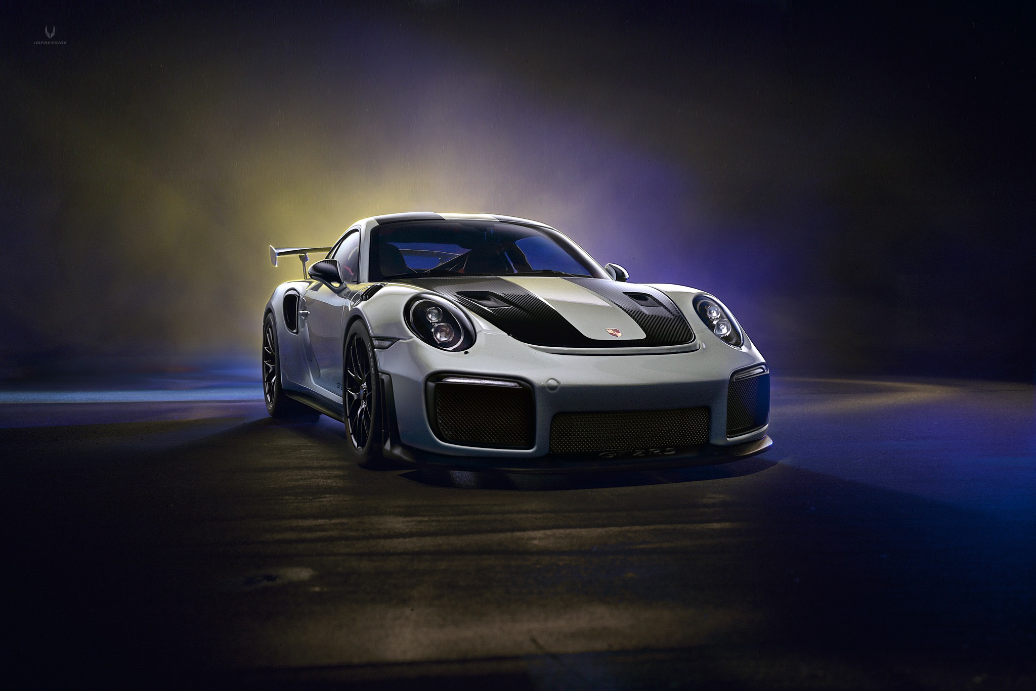 MINI GT 401 Porsche 911(991) GT2 RS Weissach Package Black