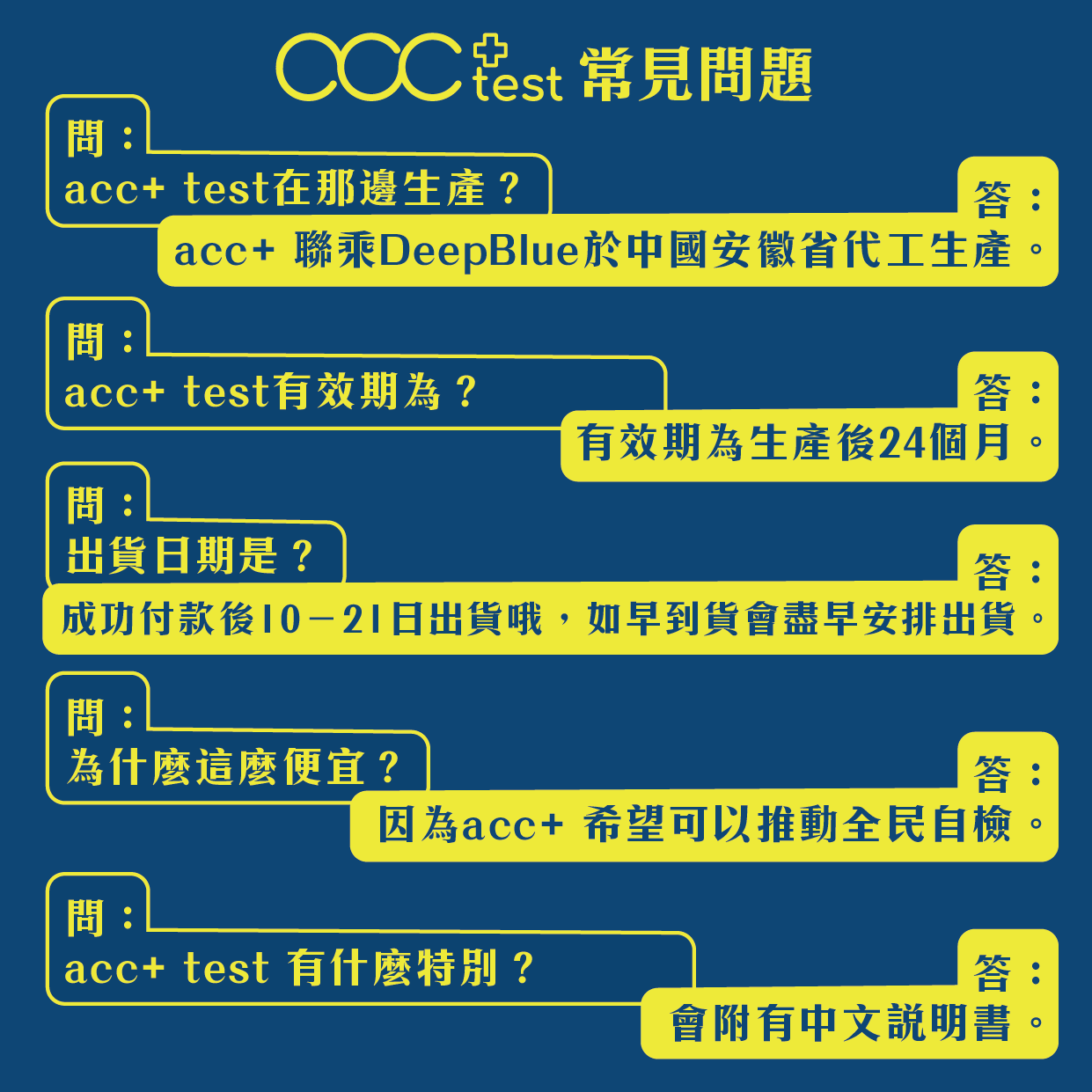 Accmask - - 【關於acc+test常見問題⁇】 -... | Facebook
