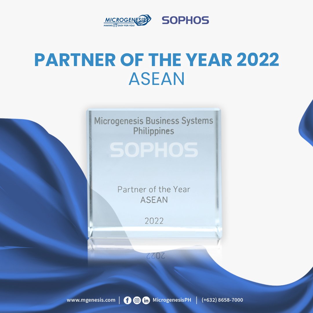 Microgenesis - We celebrate another milestone as Sophos's... | Facebook