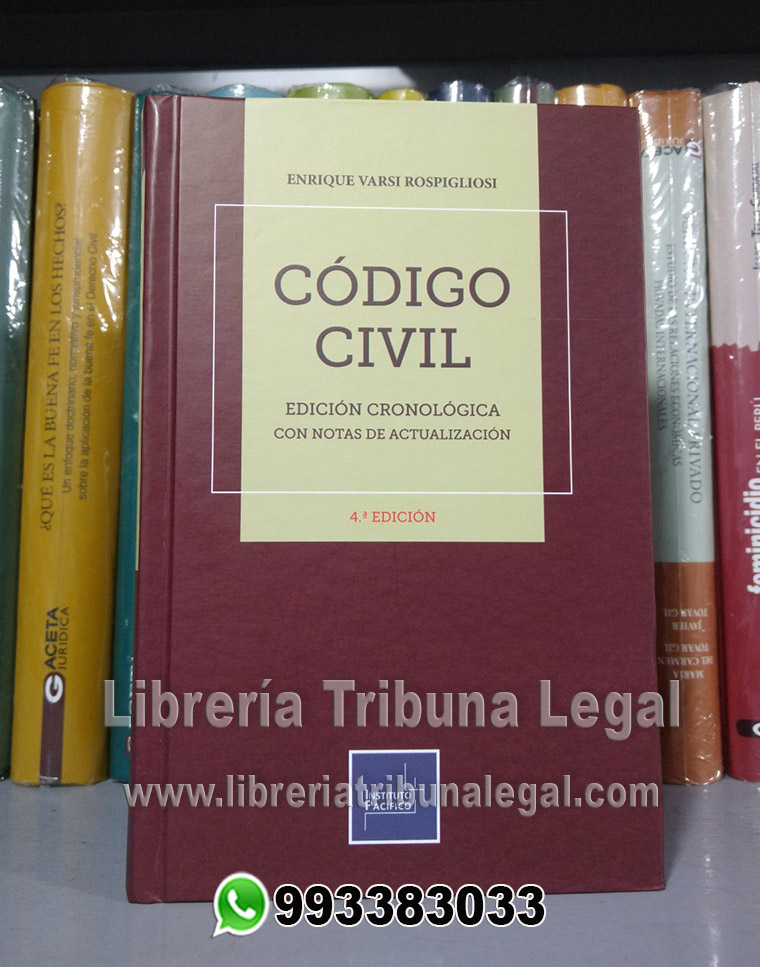 Librería - CÓDIGO CIVIL EDICIÓN CRONOLÓGICA CON NOTAS DE ACTUALIZACIÓN ...