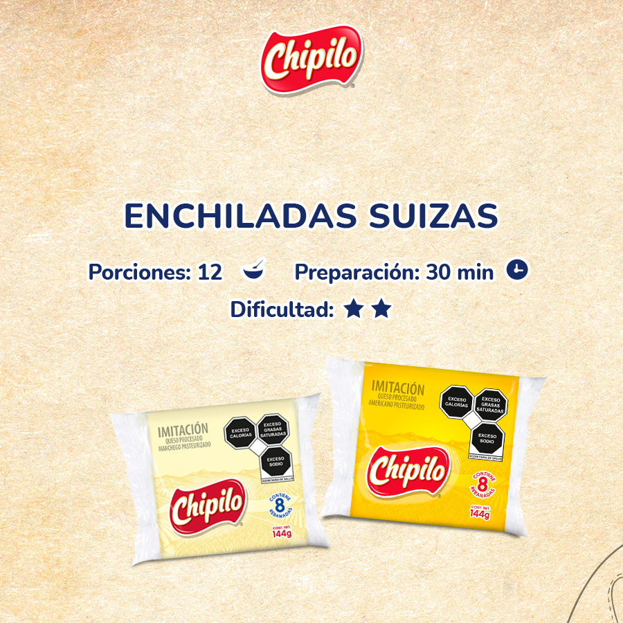 Chipilo - ¡Las enchiladas suizas saben mejor con queso... | Facebook