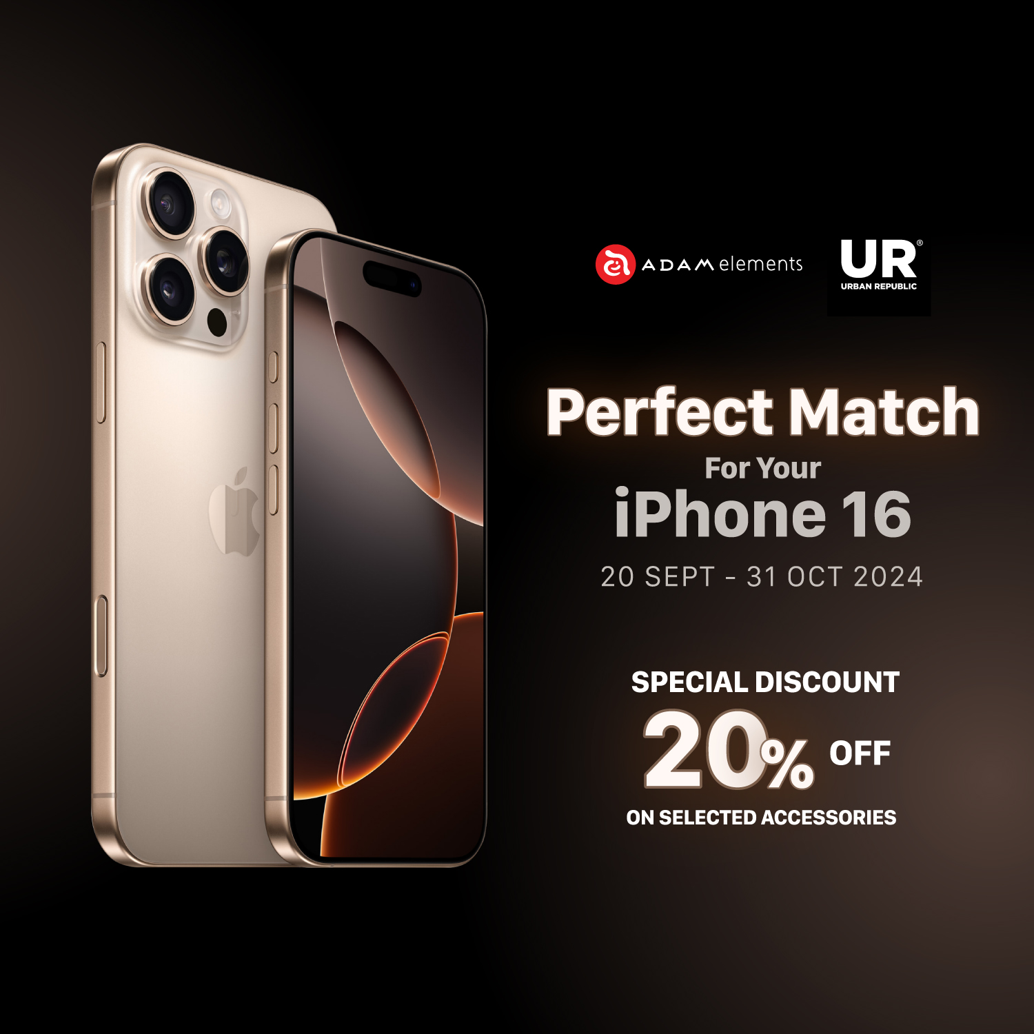 Special Offer Alert: 20% OFF on iPhone 16 Accessories ?】 Upgrade 