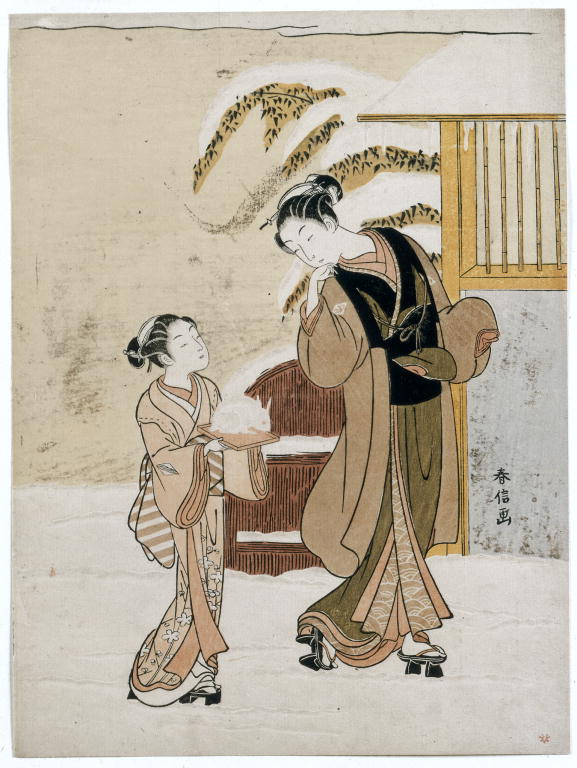 Suzuki Harunobu's ukiyo-e woodblock prints
