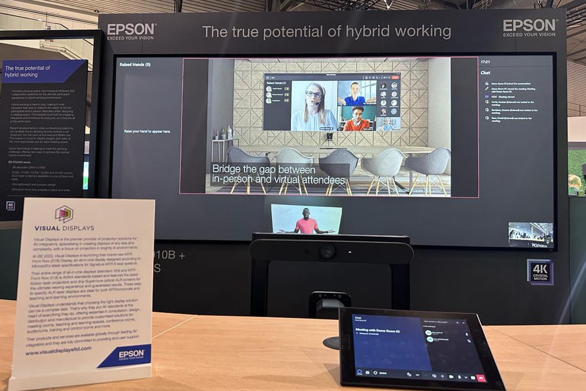 Visual Displays - Our latest Microsoft Teams Room Front...